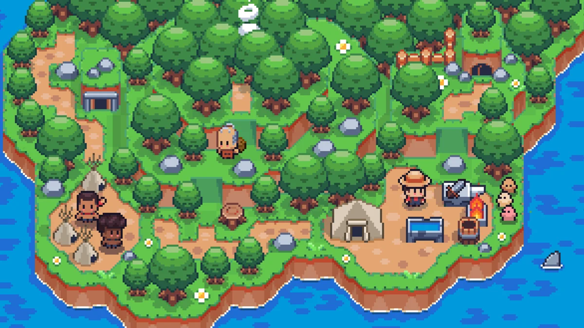 Tiny Island Survival App Store product page header