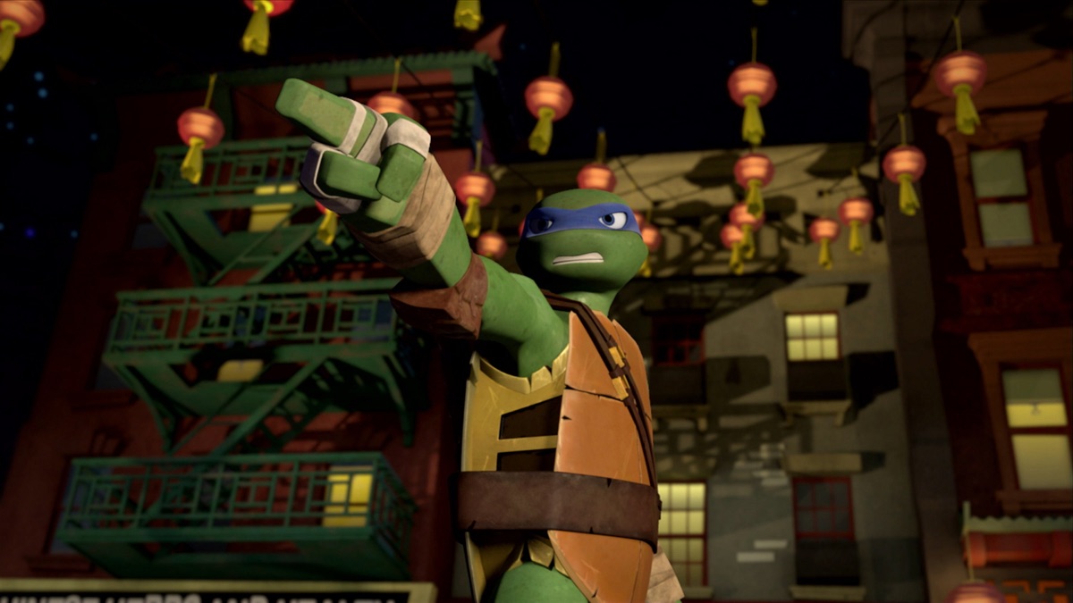 Sigue al líder - Las Tortugas Ninja (Temporada 2, Episodio 2) - Apple TV  (ES), image size:1200x675