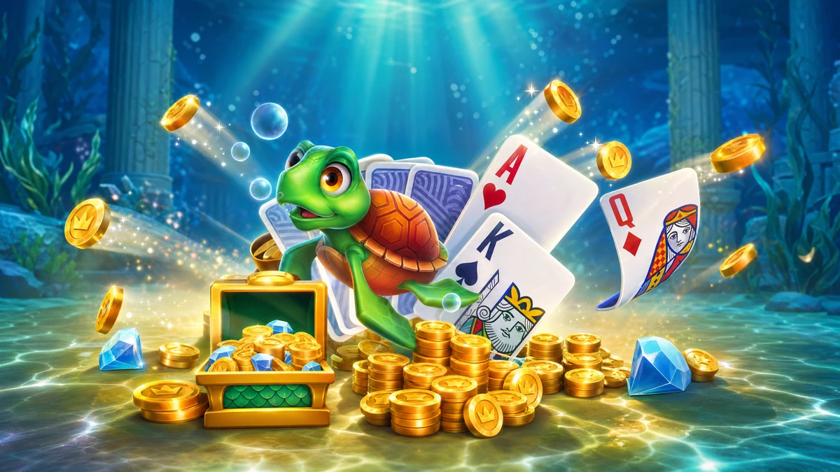 Spades Royale search result, In-app event: Toby's Treasure Hunt