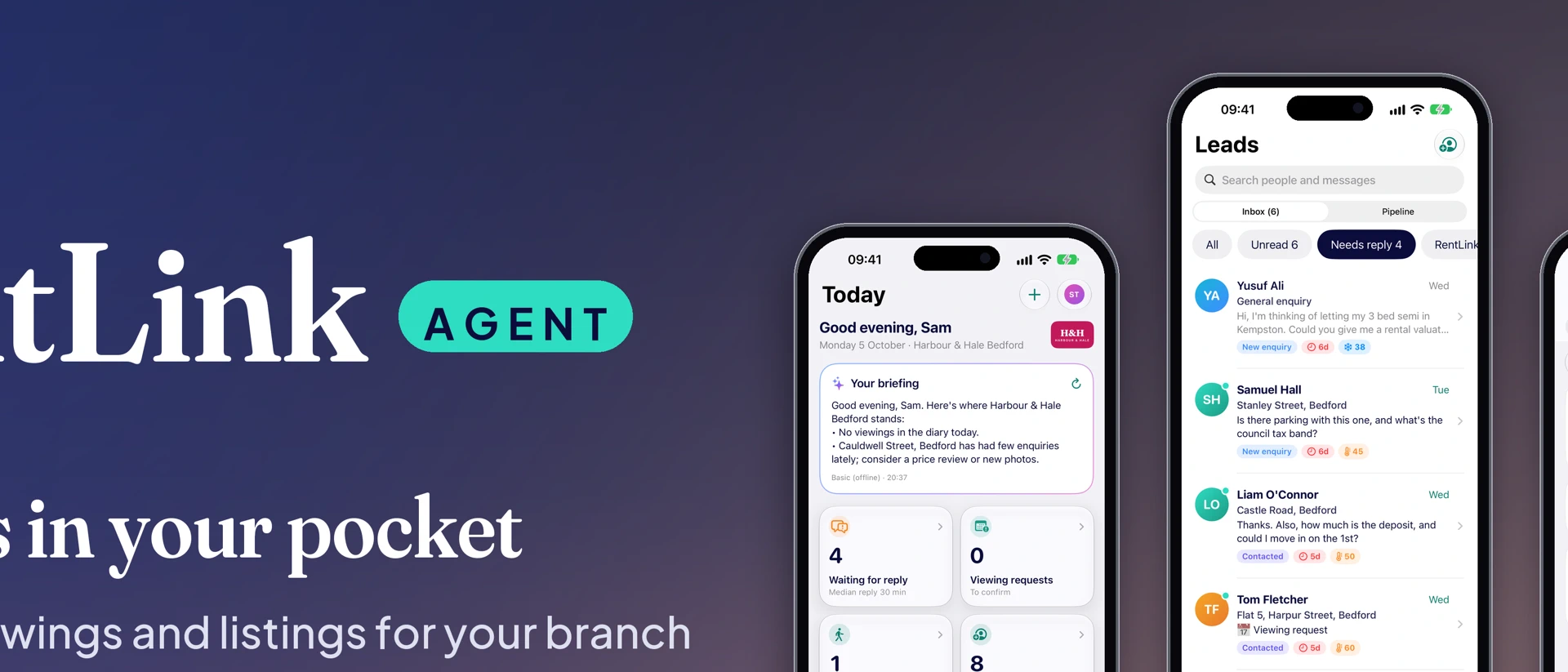 RL Agent product page header