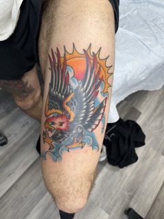 Pete and Cubo's tattoo studio photo