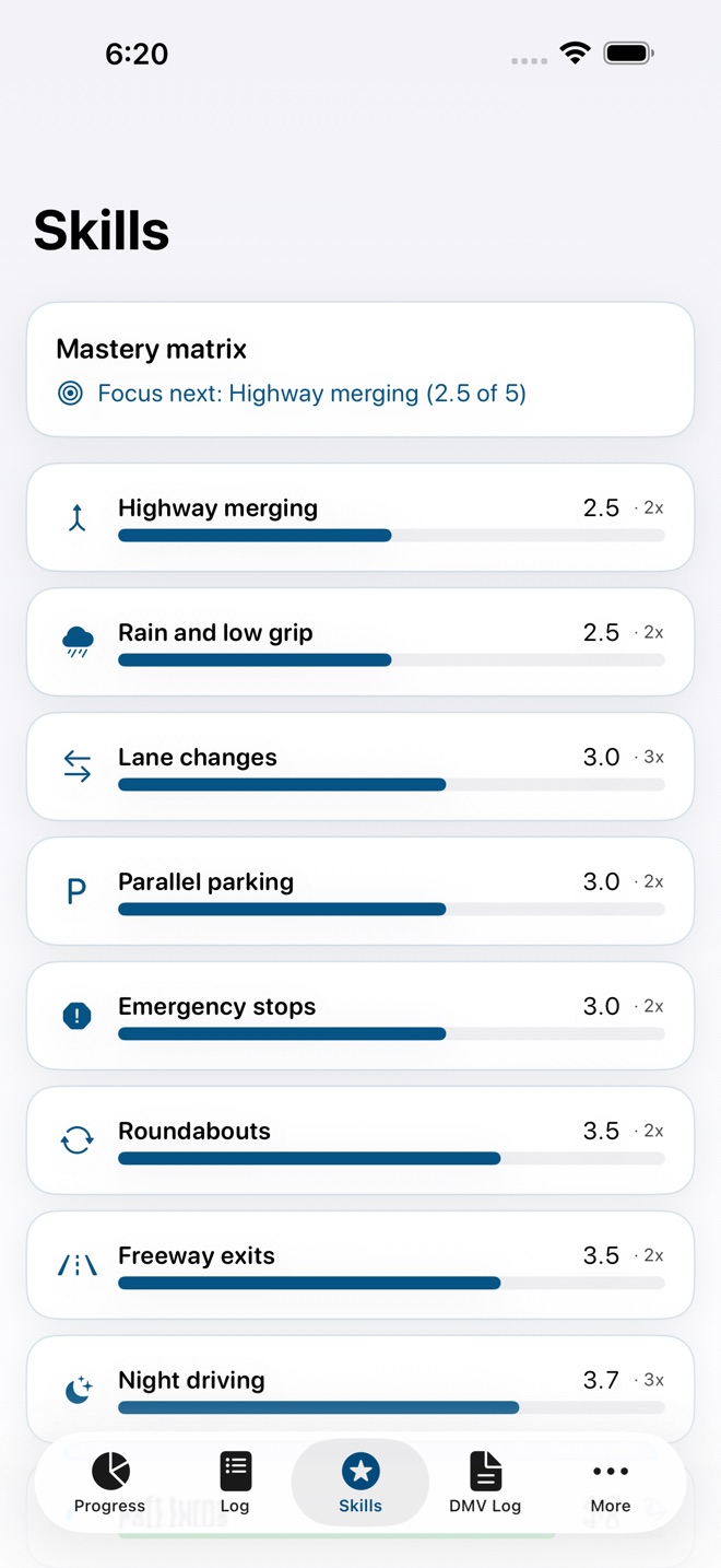 PermitBook: Driving Hours Log screenshot 3