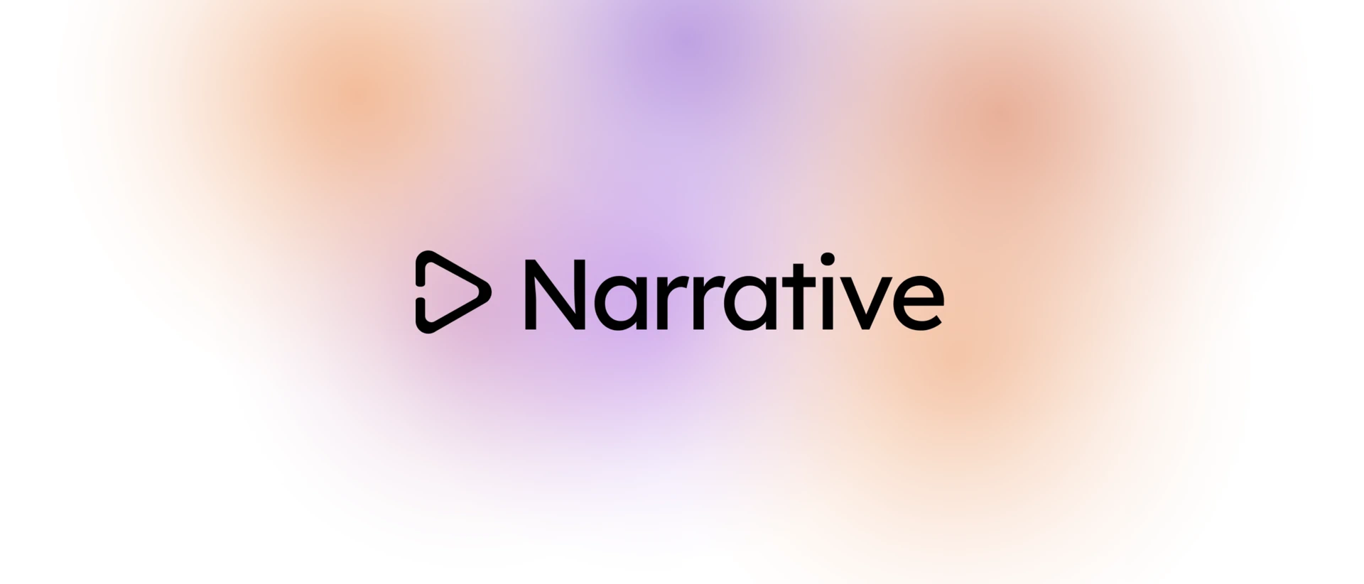 Narrative: AI Video Editor product page header
