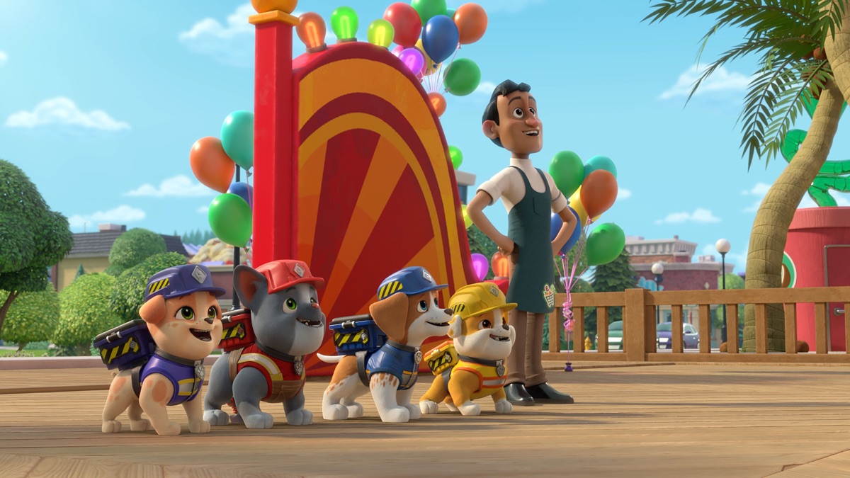 ‎The Crew Builds a Ferris Wheel / The Crew Builds a Farm Animal Yoga ...