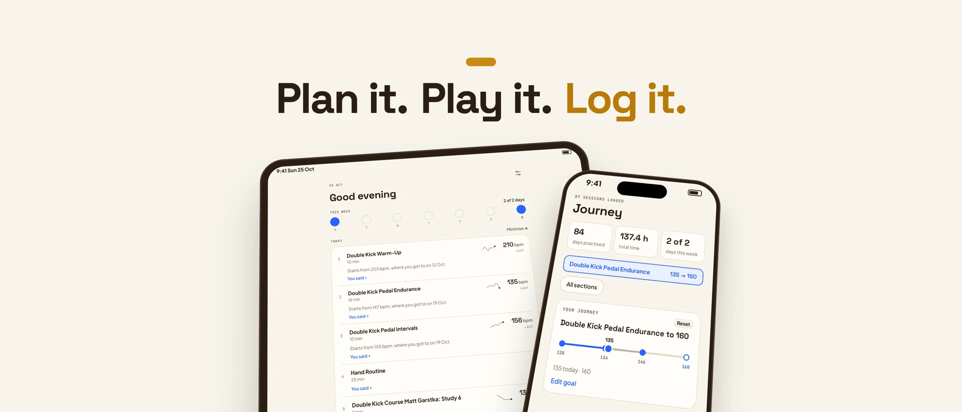 Partner: Drum Practice product page header