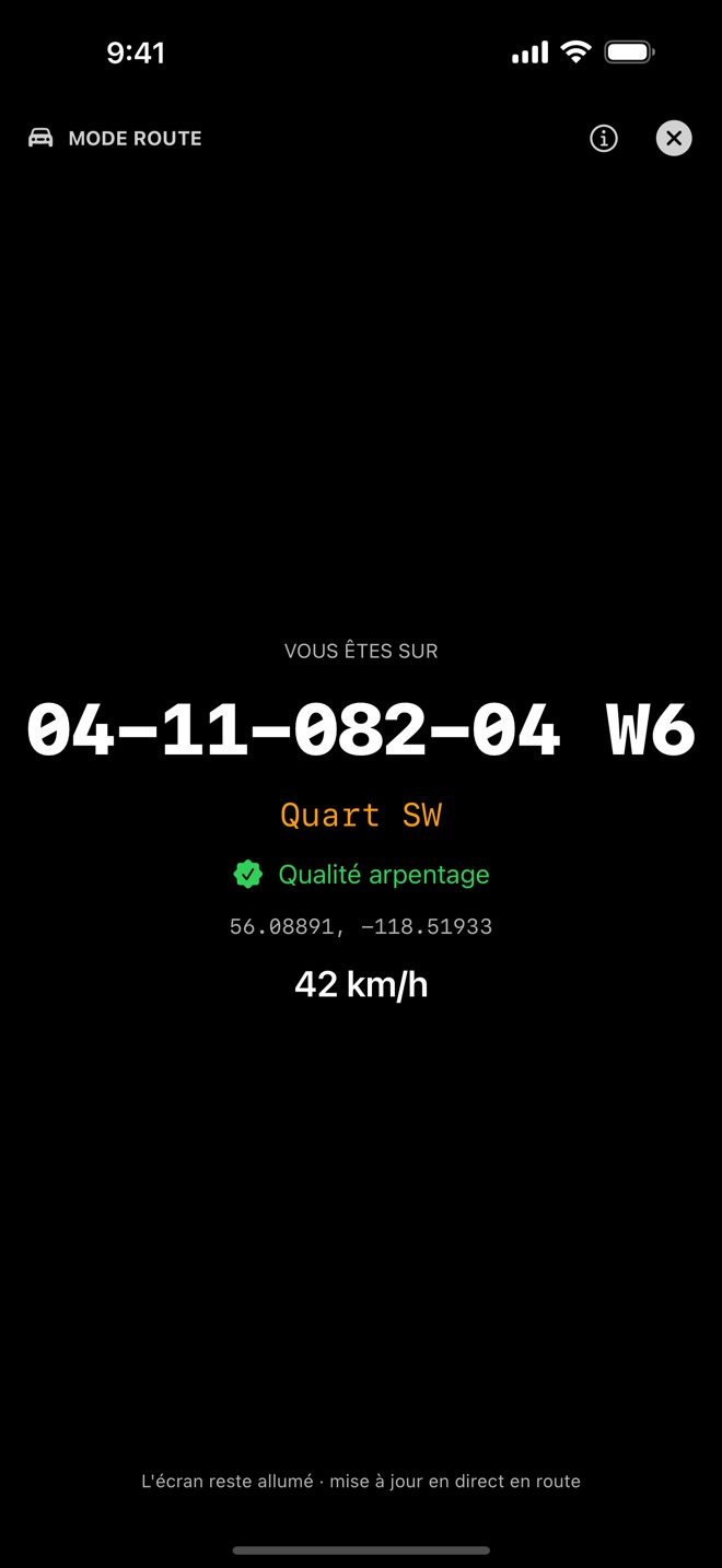 Rangeline: GPS et terres DLS capture d’écran 2