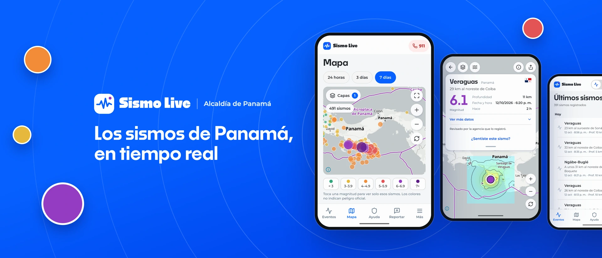 SismoLive Panamá App Store product page header