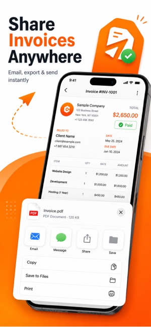 Invoice Maker, Estimate & Bill screenshot 3