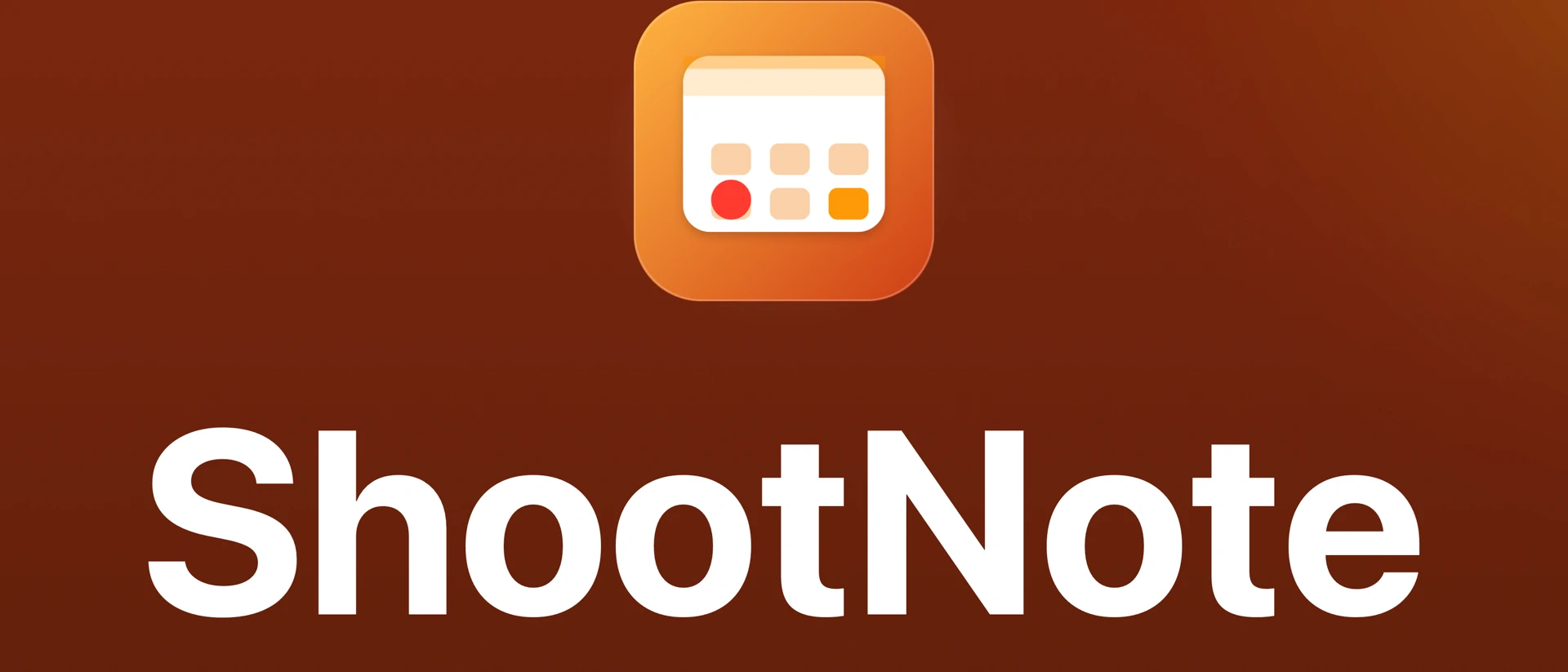 ShootNote: Photography Booking product page header
