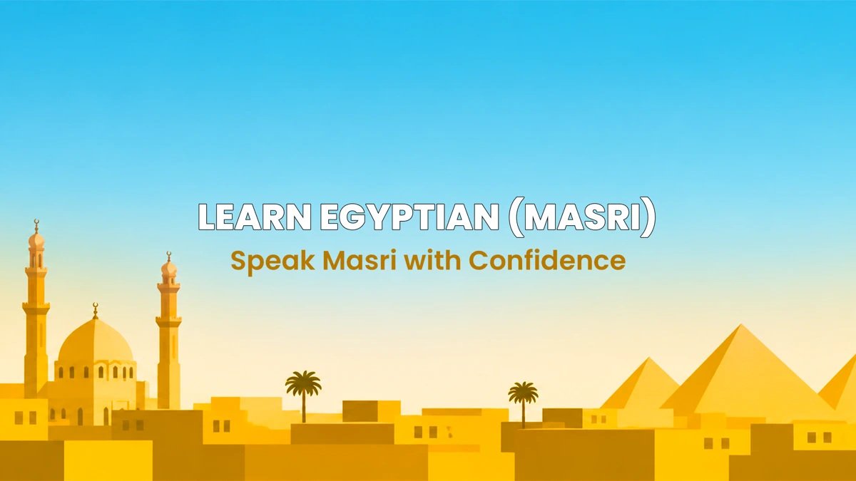Masri Lingo: Learn Egyptian App Store product page header