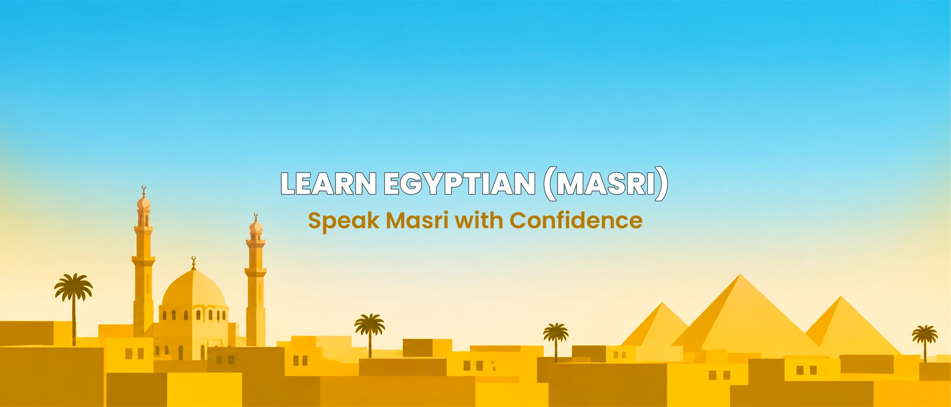 Masri Lingo: Learn Egyptian product page header