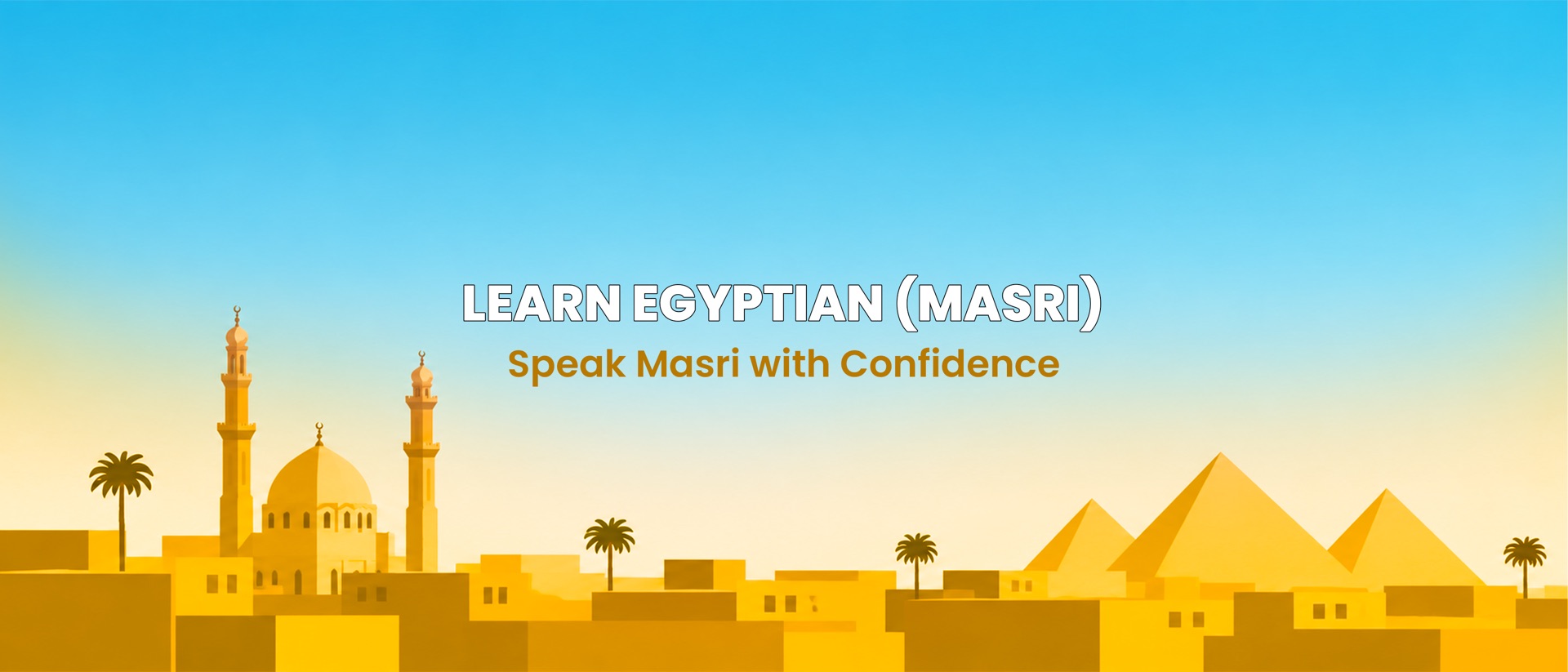 Masri Lingo: Learn Egyptian product page header