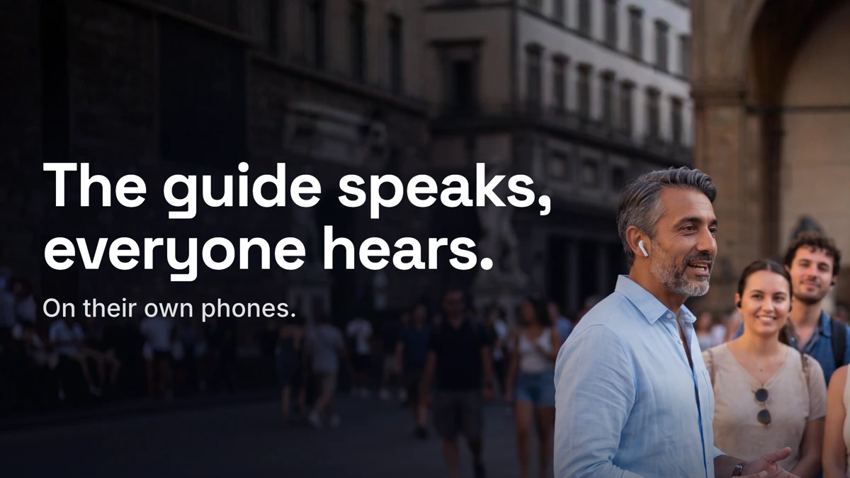 Your Next Tours: Audio Guide App Store product page header