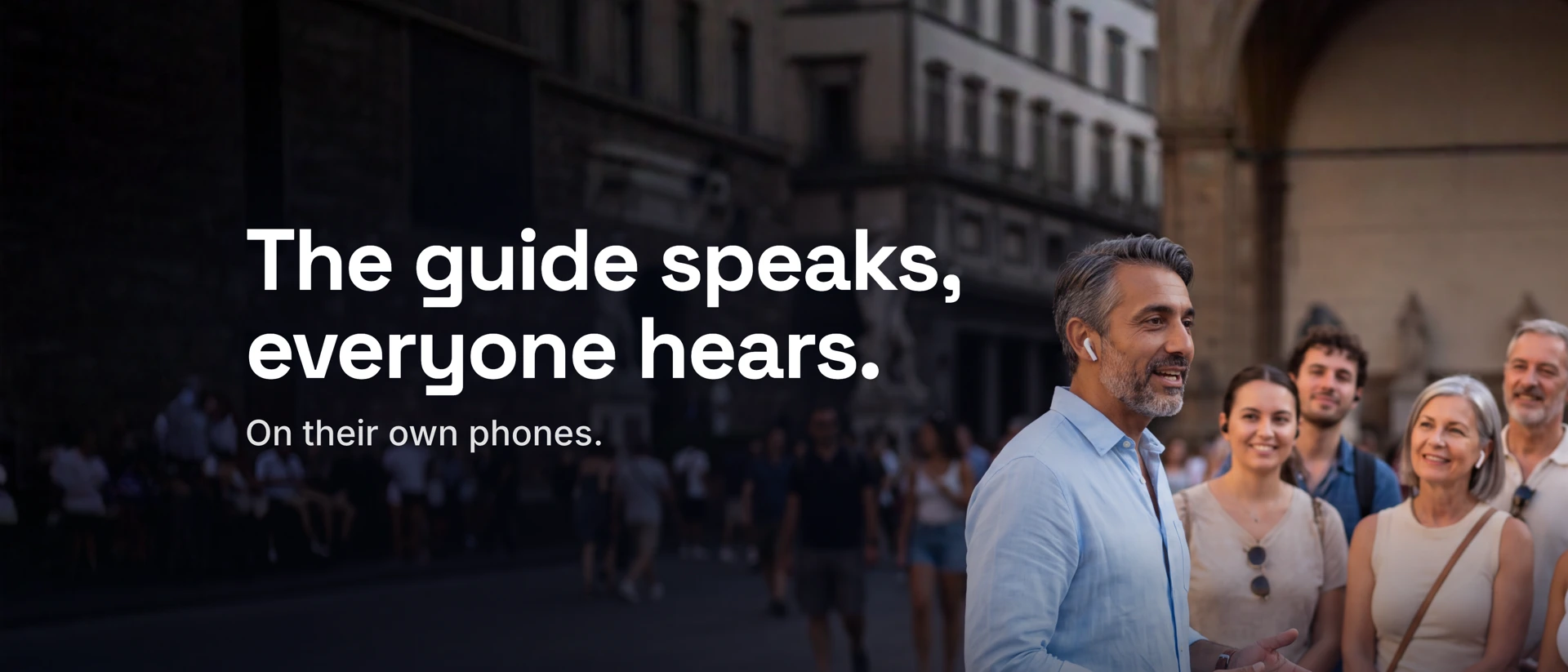 Your Next Tours: Audio Guide product page header