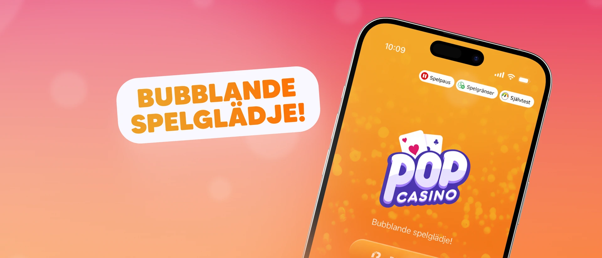 Pop Casino - Slots & Jackpots product page header