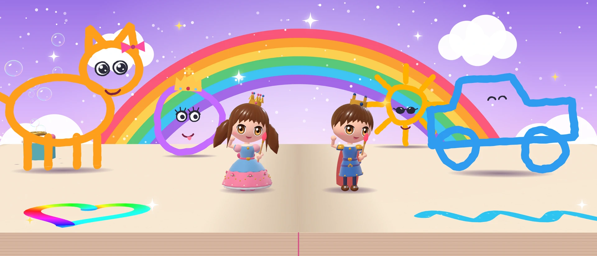 Princess Palette's Paintbook product page header