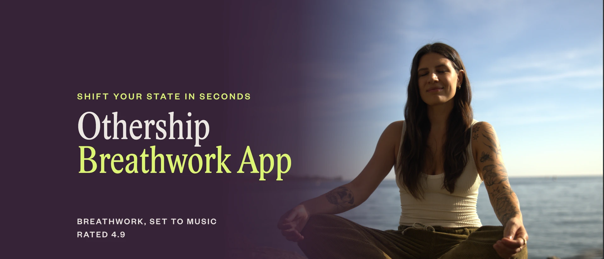 Othership: Guided Breathwork product page header