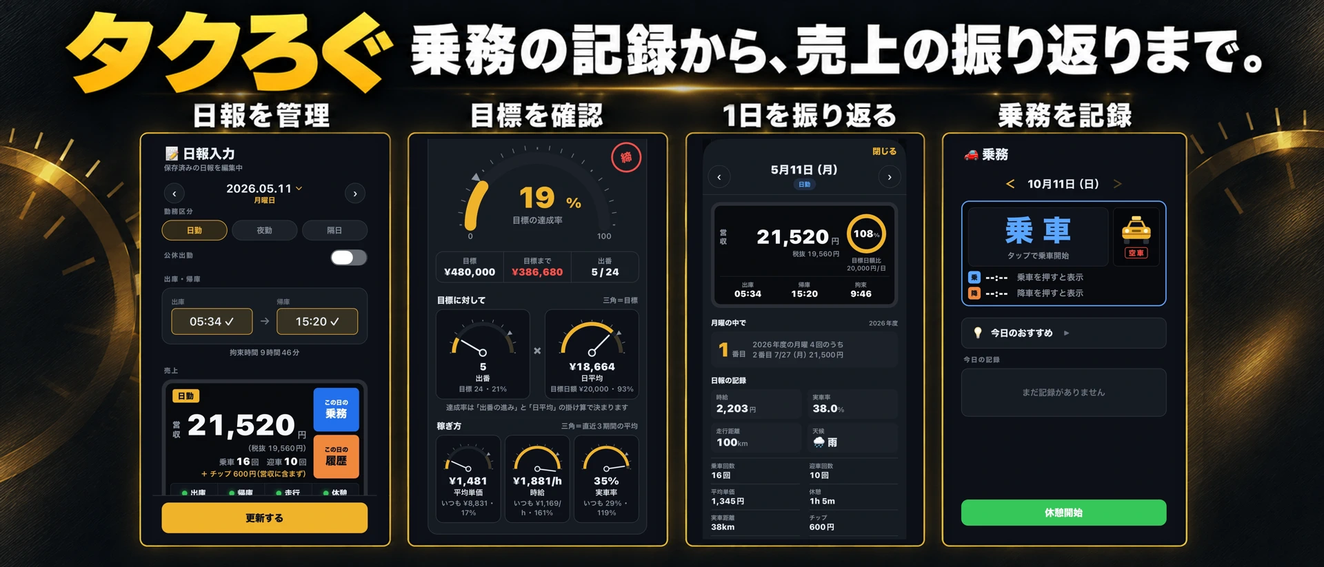タクろぐ product page header