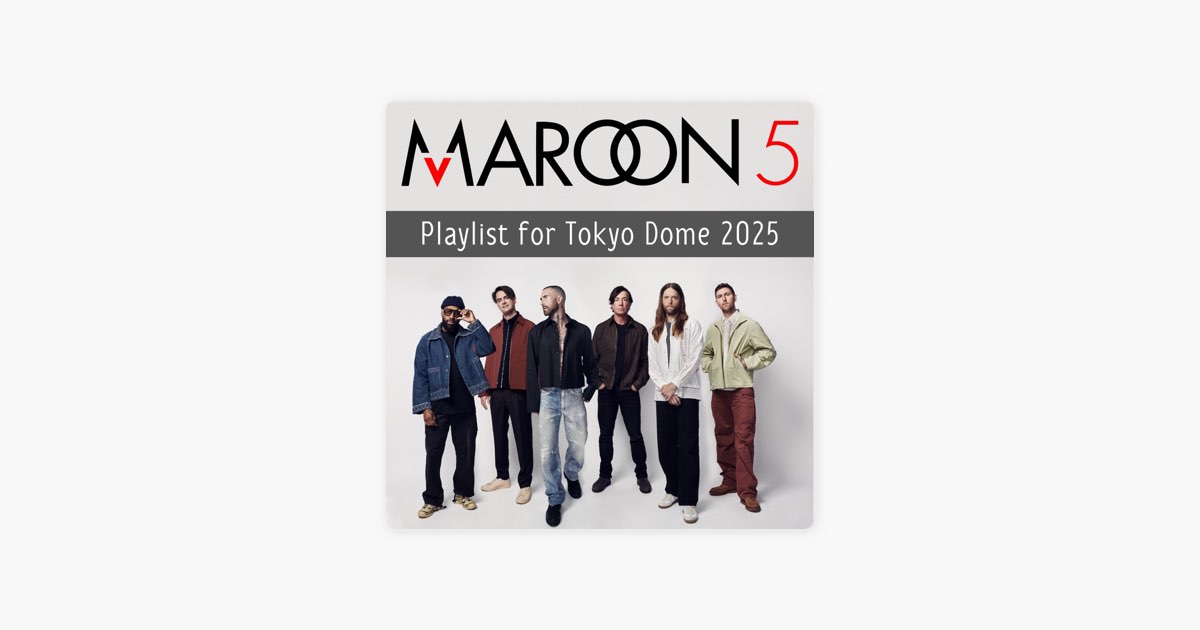 Maroon 5 2025 Dome Tour 日本限定グッズ - PRINT ROCK