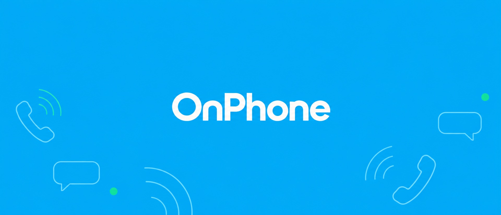 OnPhone: Second Number & eSIM product page header