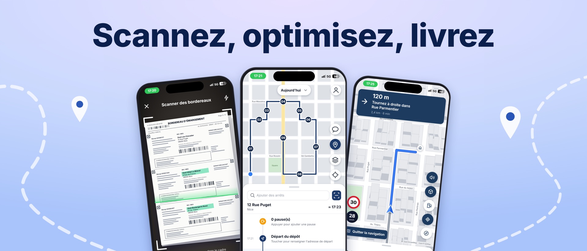 Otiggo Route Planner product page header