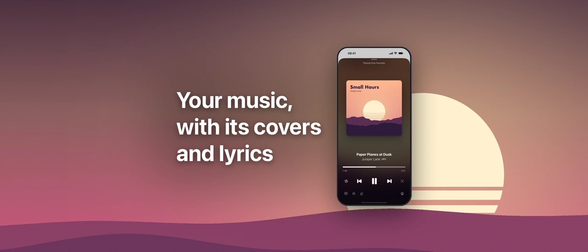 CroMusic: Offline Music Player product page header