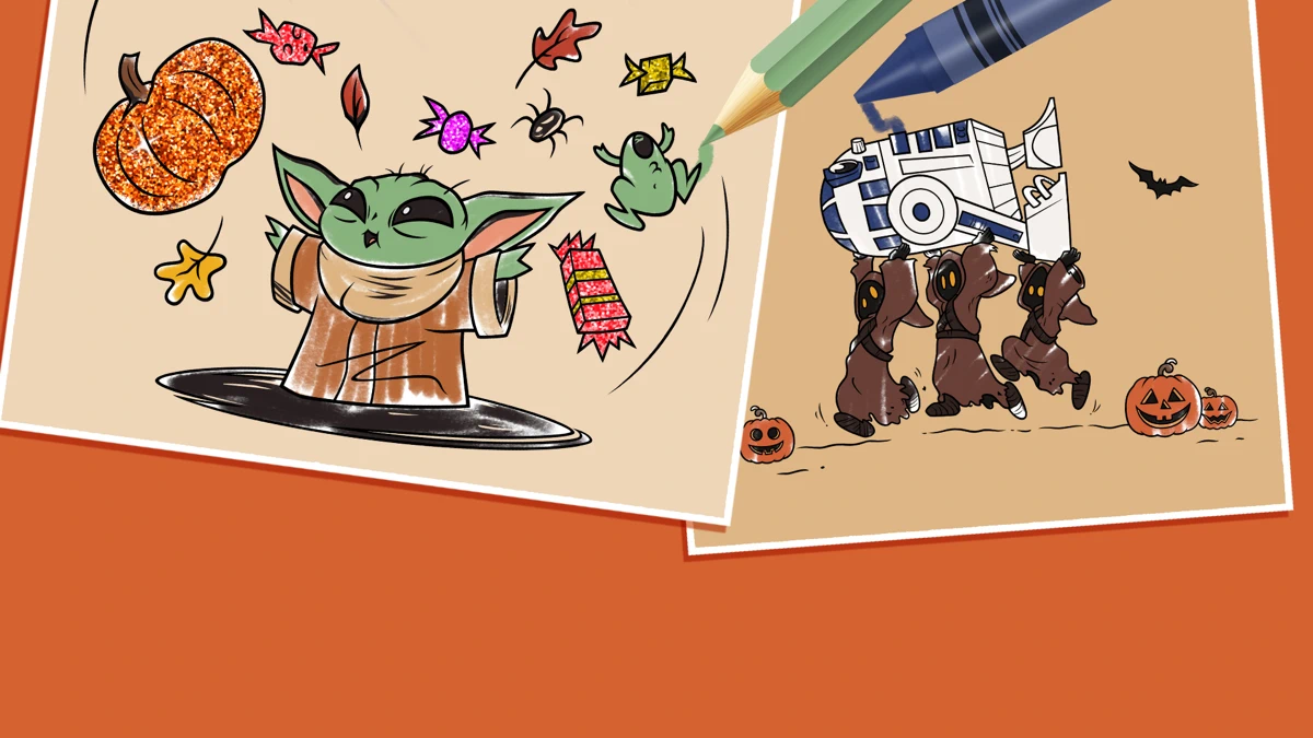 Disney Coloring World search result, In-app event: Star Wars Halloween
