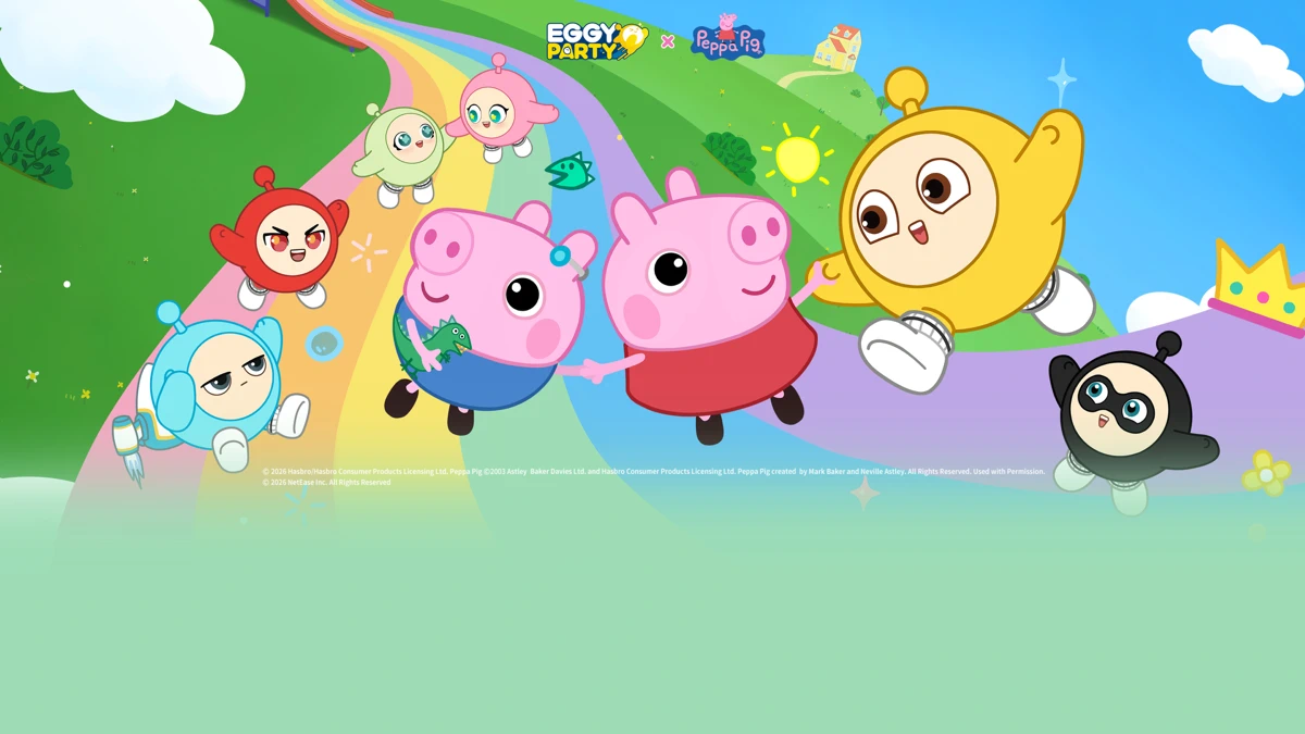 Eggy Party search result, In-app event: Eggy Party x Peppa Pig Collab