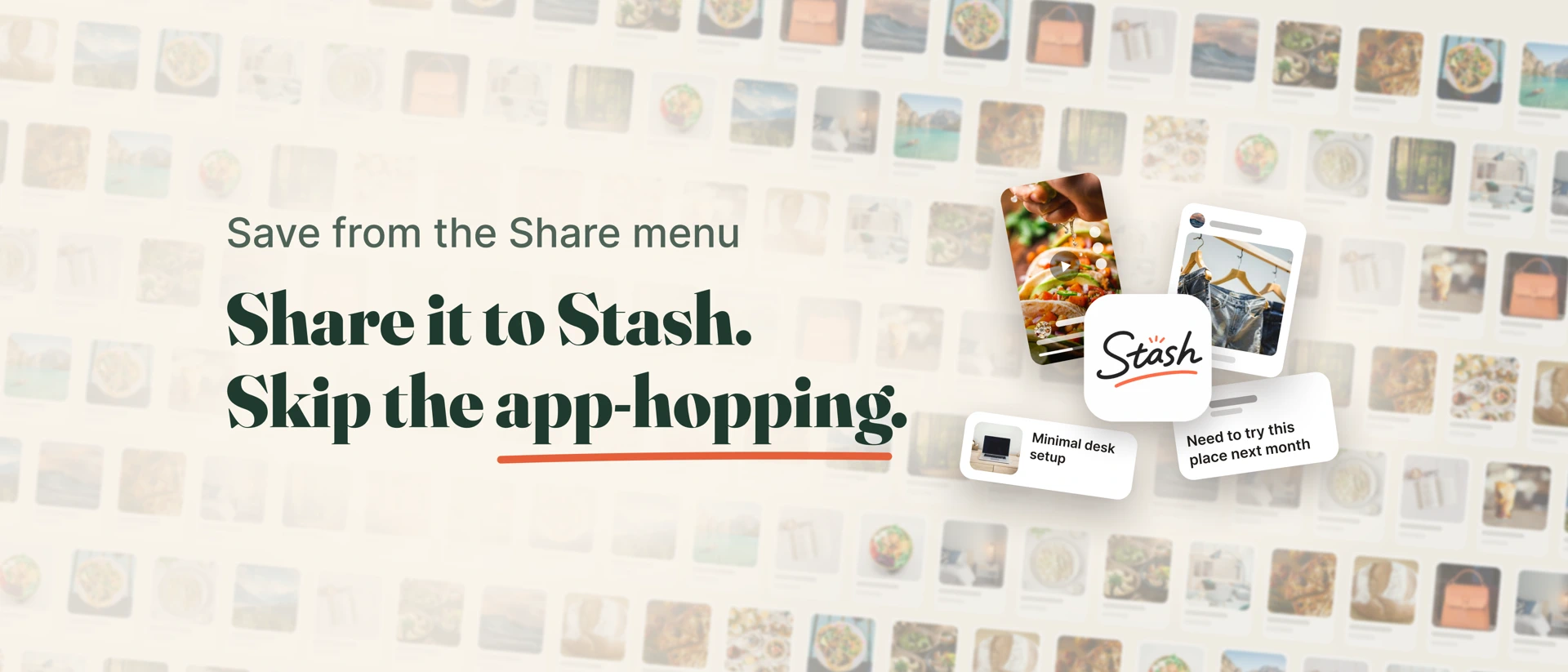 Stash: Save Links for Later product page header