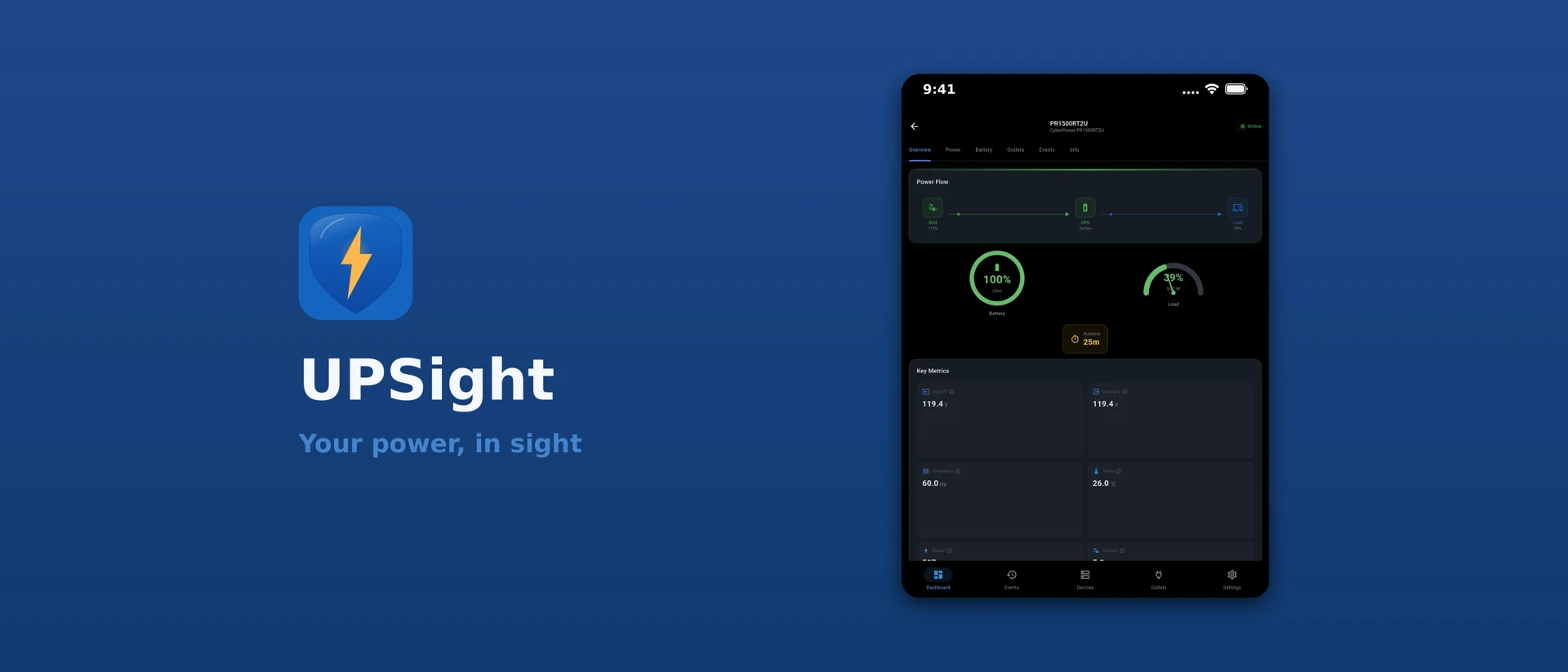 UPSight for CyberPower Eaton product page header
