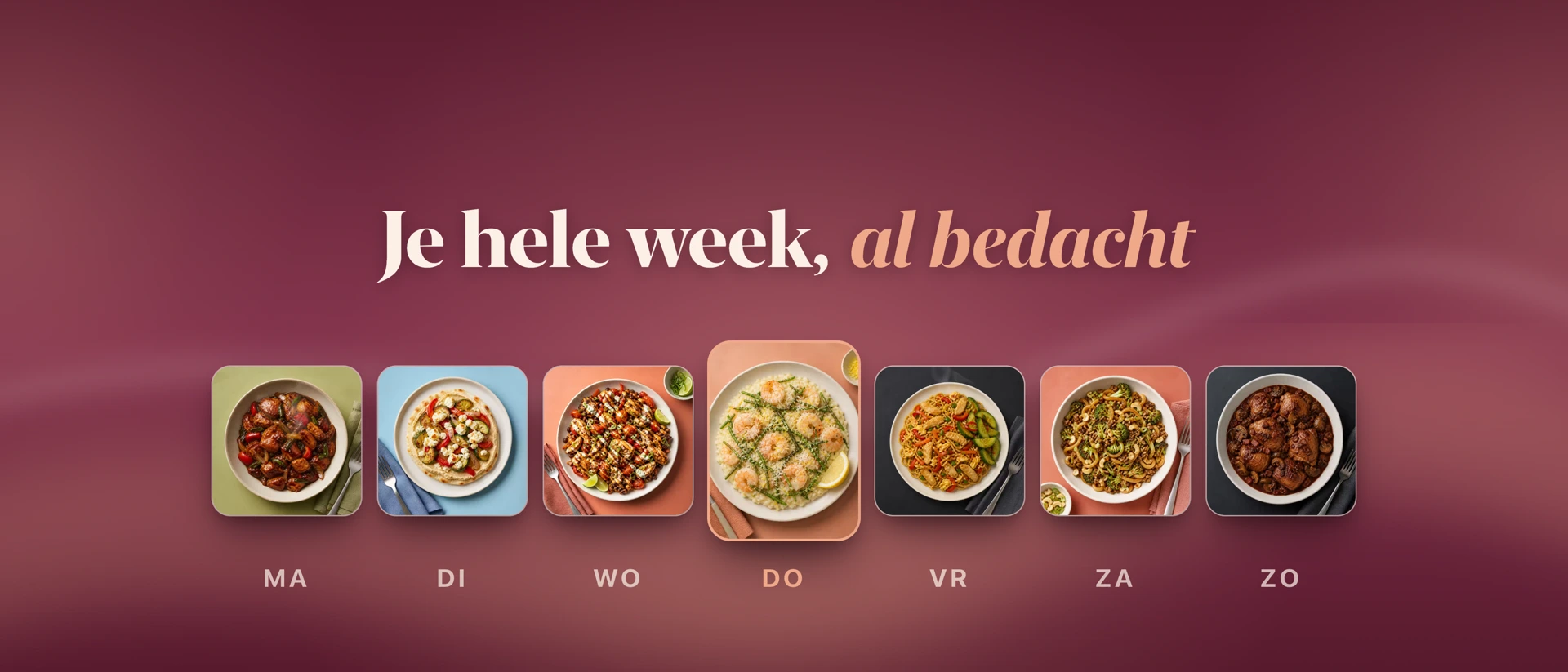 Hapklaar: Weekmenu product page header