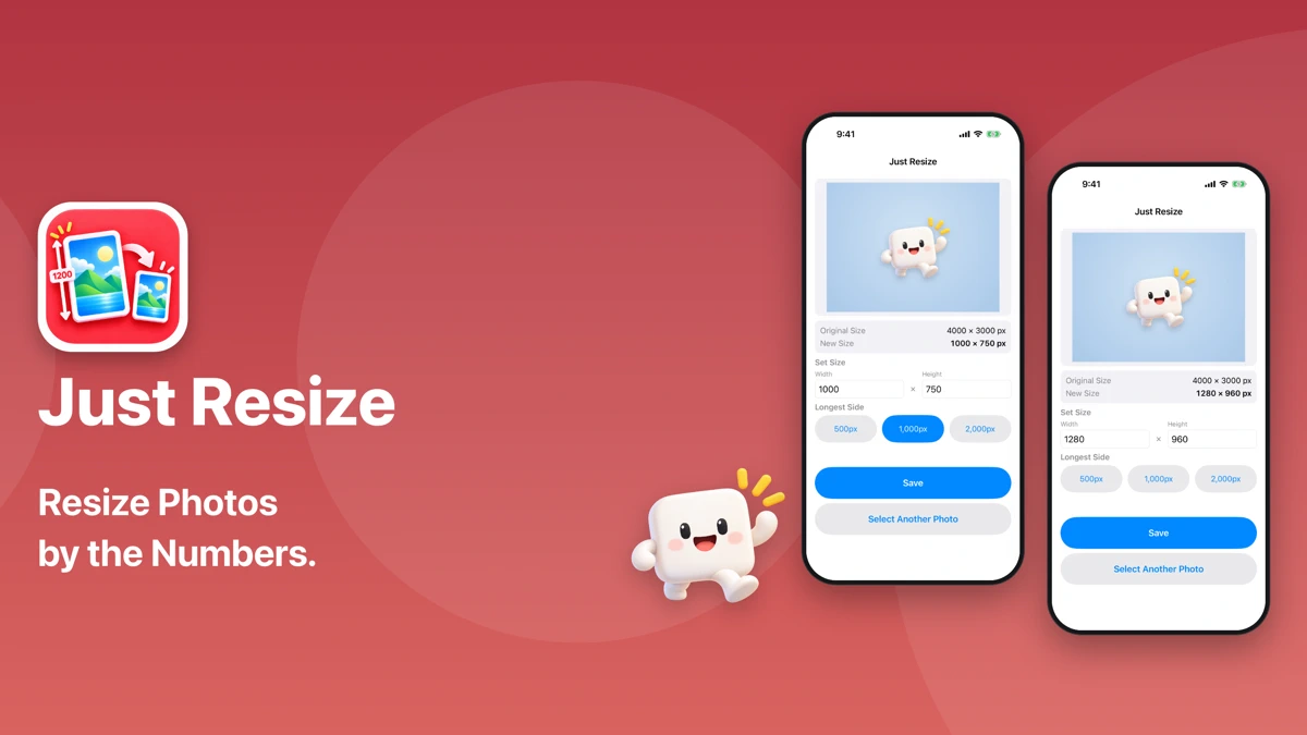 Photo Resizer Resize Images App Store product page header
