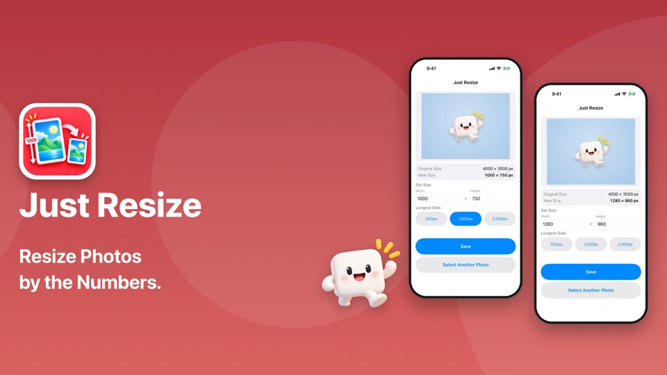 Photo Resizer Resize Images App Store product page header