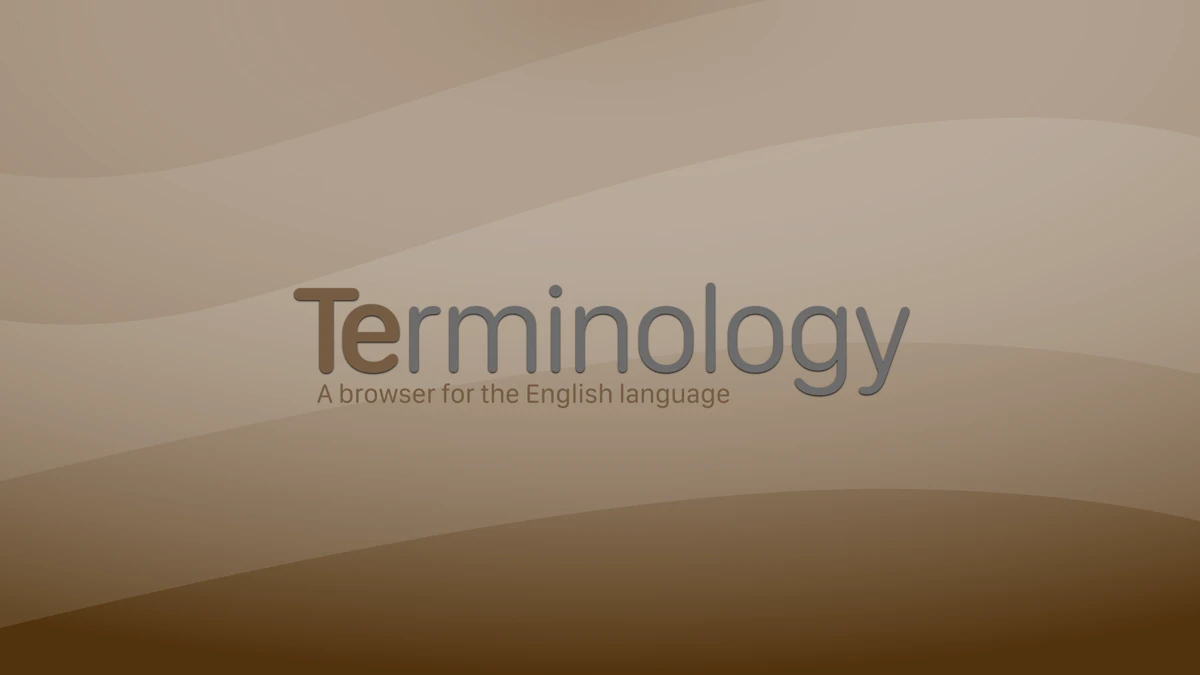 Terminology App Store product page header