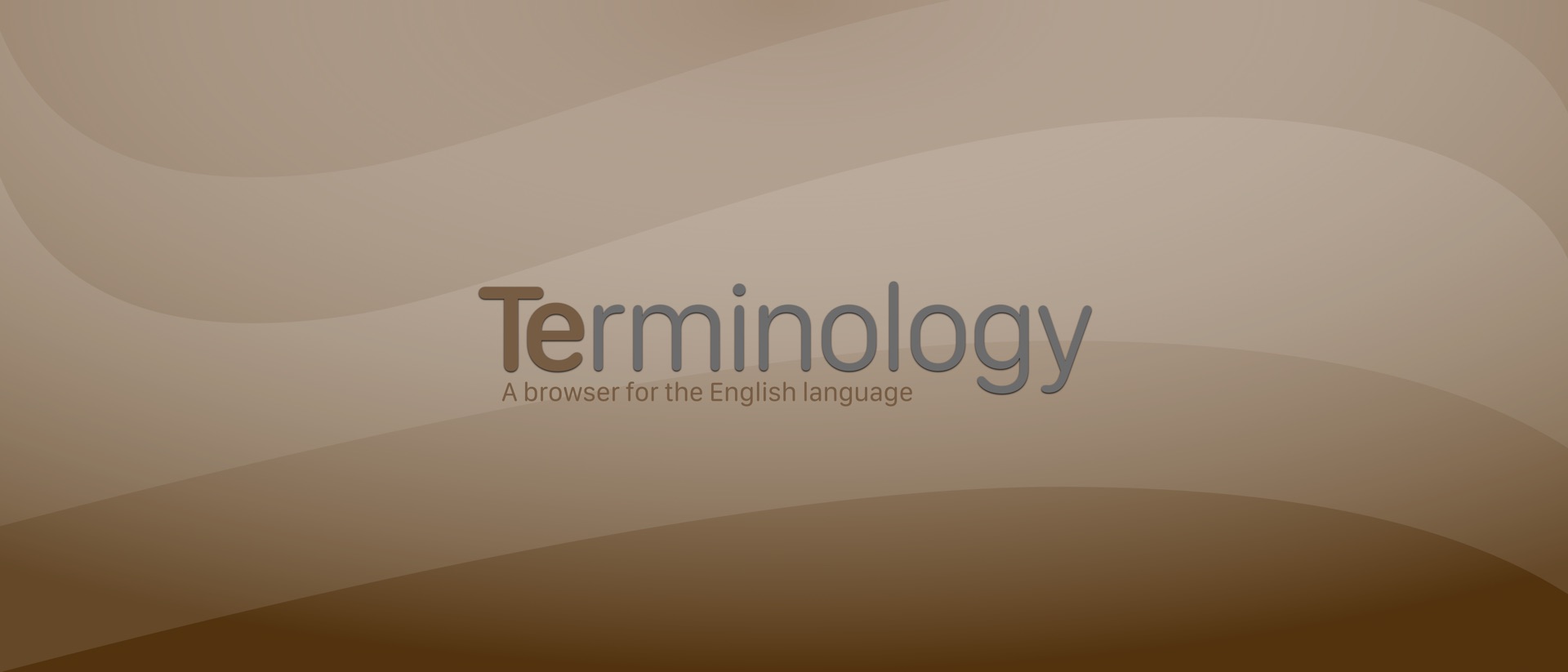 Terminology product page header