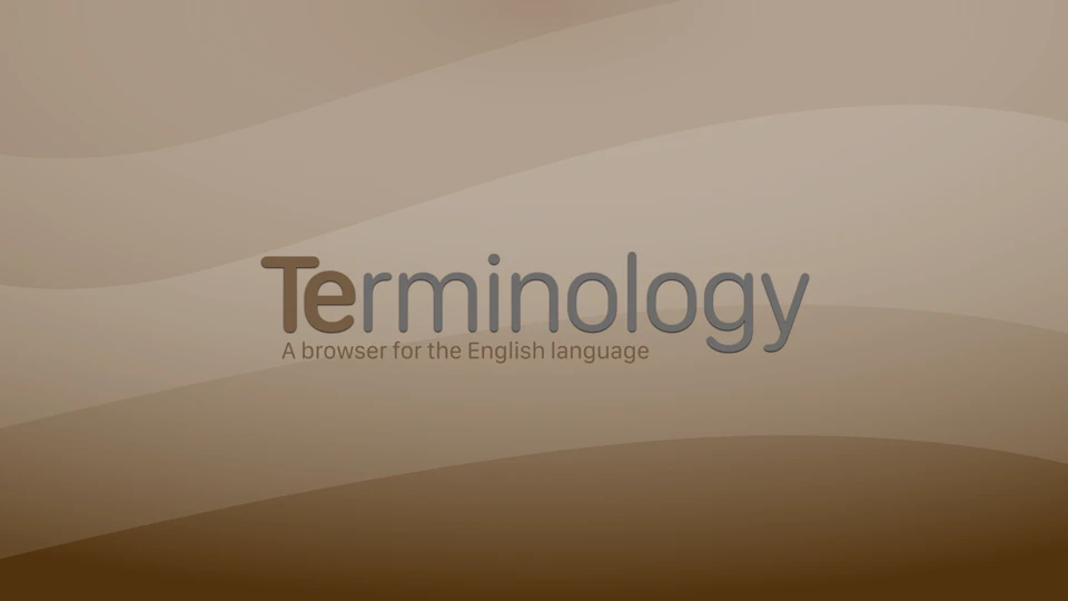 Terminology App Store product page header