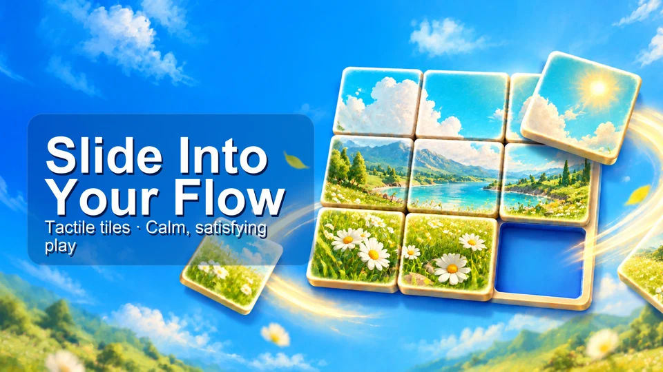 VibePuzzling: Sliding Puzzles App Store product page header