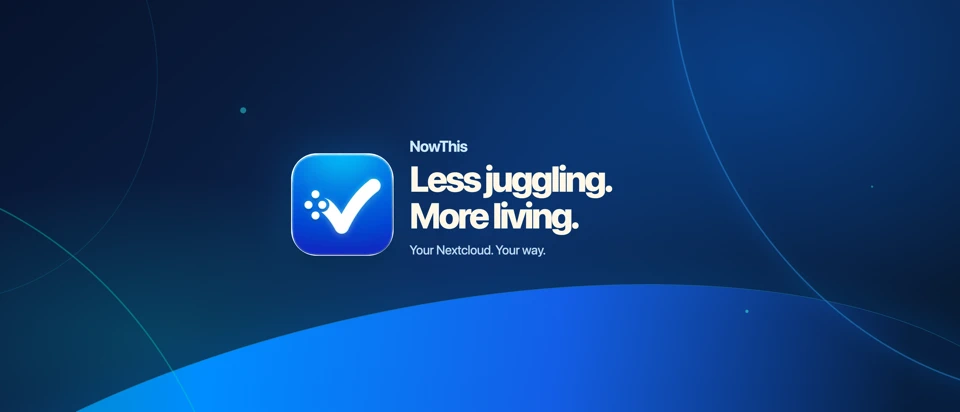 NowThis: Tasks for Nextcloud App Store product page header