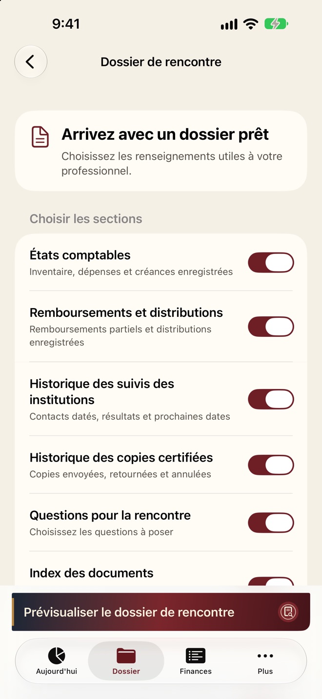 ExecutorKit : succession capture d’écran 5