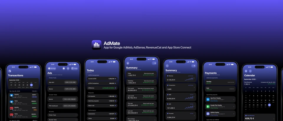 AdMate App App Store product page header