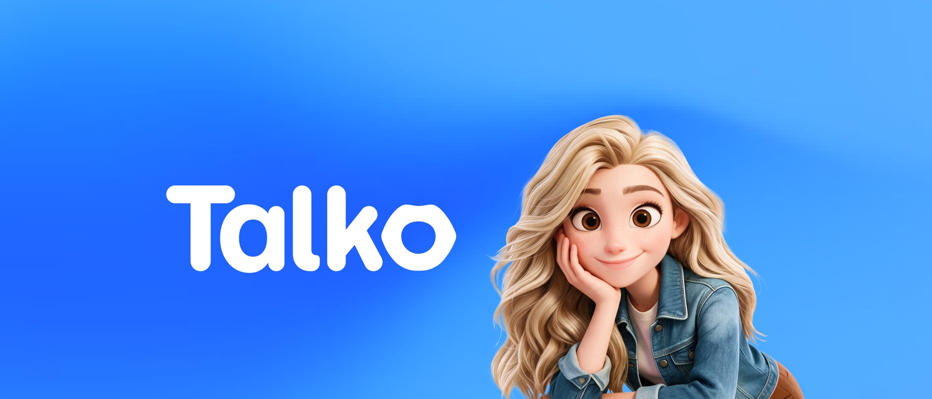 Talko: Learn English with AI product page header