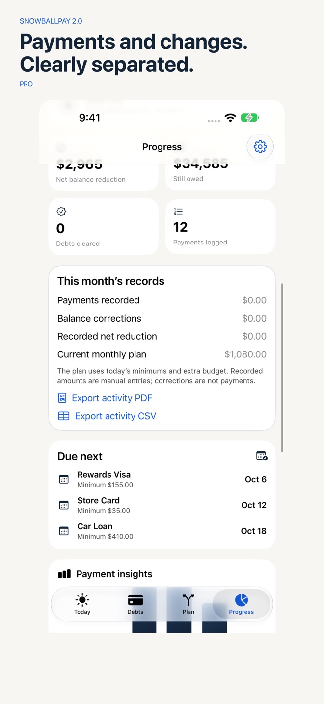 SnowballPay: Debt Payoff screenshot 6