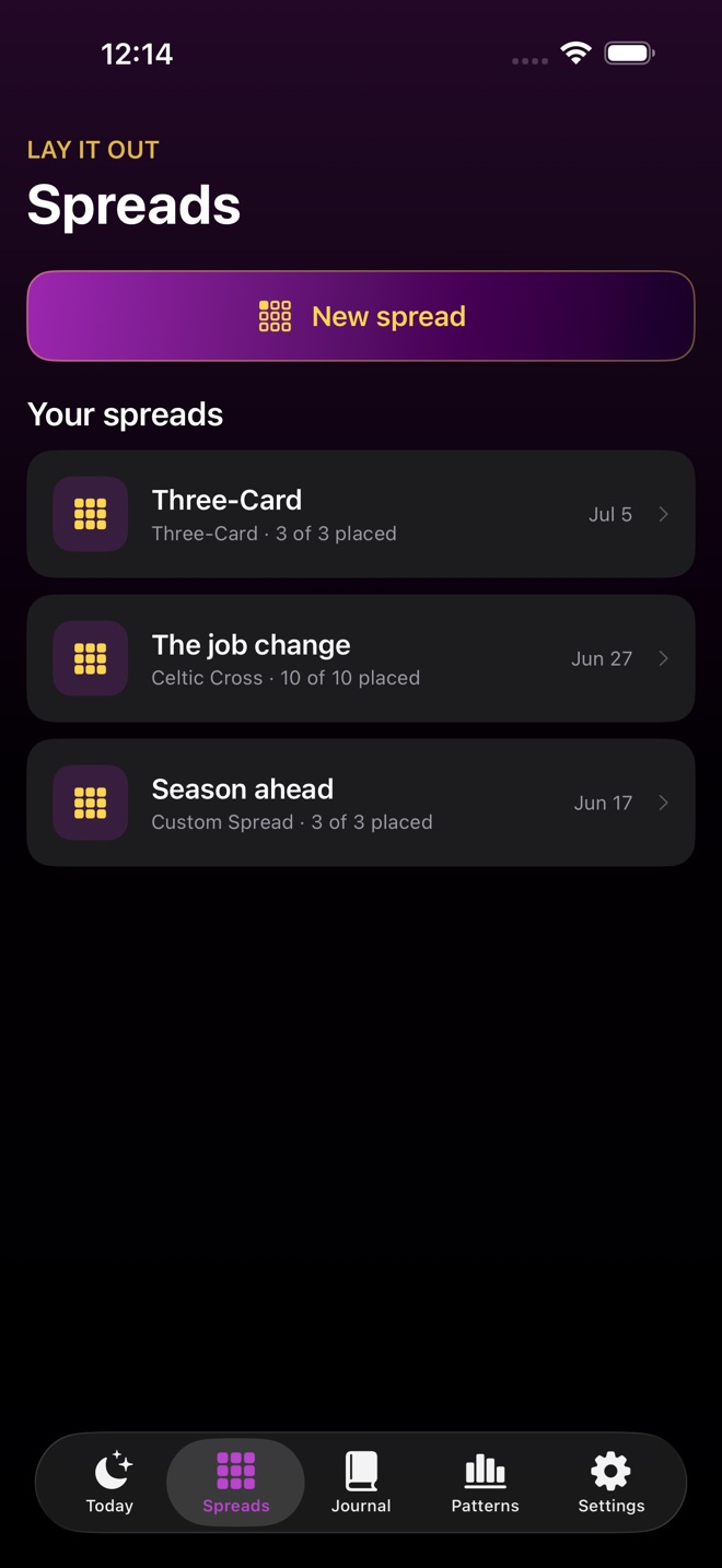 ArcanaLog: Tarot Journal capture d’écran 4