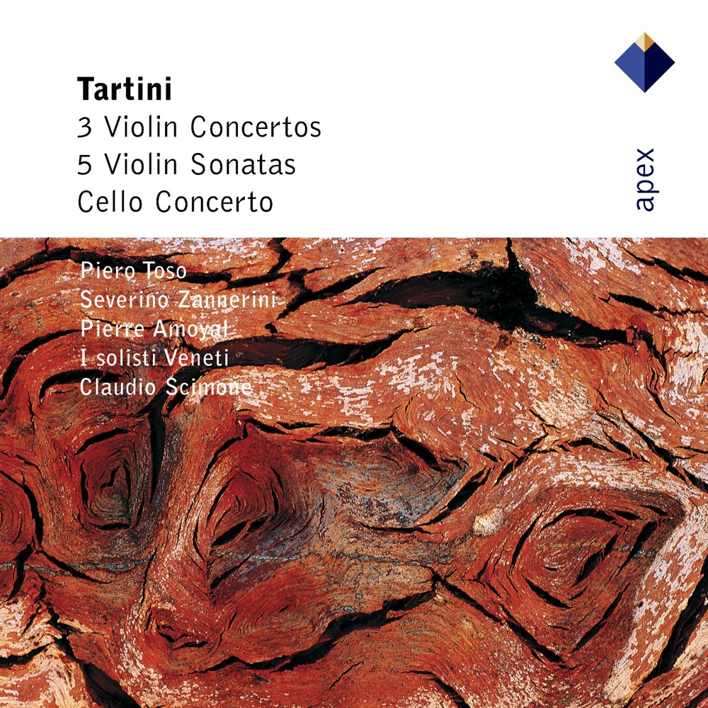 Обложка альбома «Tartini: Violin Concertos, Violin Sonatas & Cello Concerto» — Claudio Scimone, Edoardo Farina & I Solisti Veneti