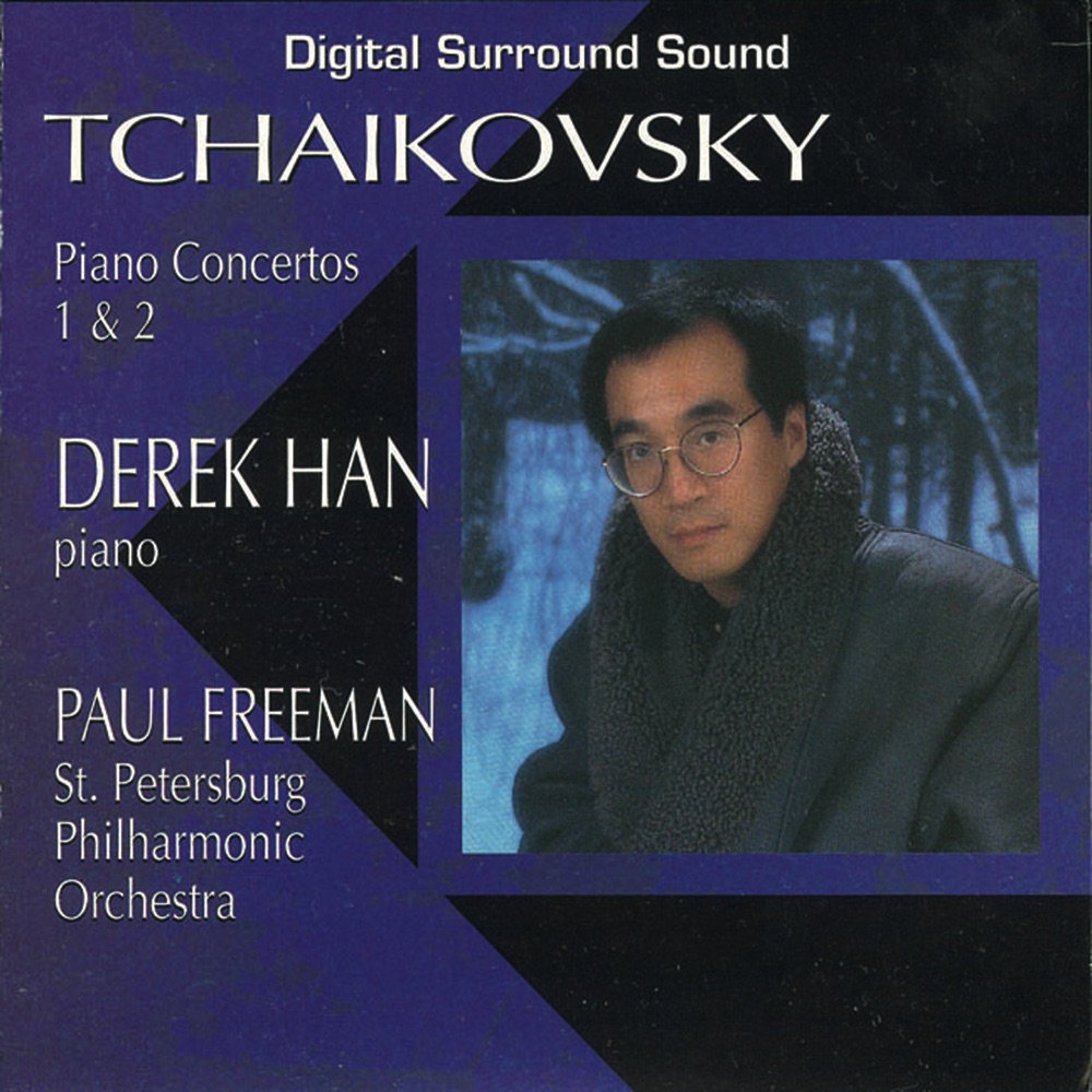 Обложка альбома «Tchaikovsky Piano Concertos 1 & 2» — Derek Han