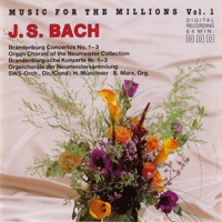 Music For The Millions Vol. 1 - J. S. Bach - Southwest Studio Orchestra, Heribert Muenchner & Bernhard Marx