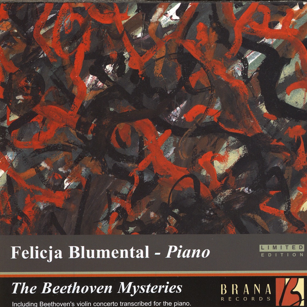 Обложка альбома «The Beethoven Mysteries» — Felicja Blumental, Filharmonie Brno, Prague Chamber Orchestra, Jiri Waldhans & Alberta Zedda