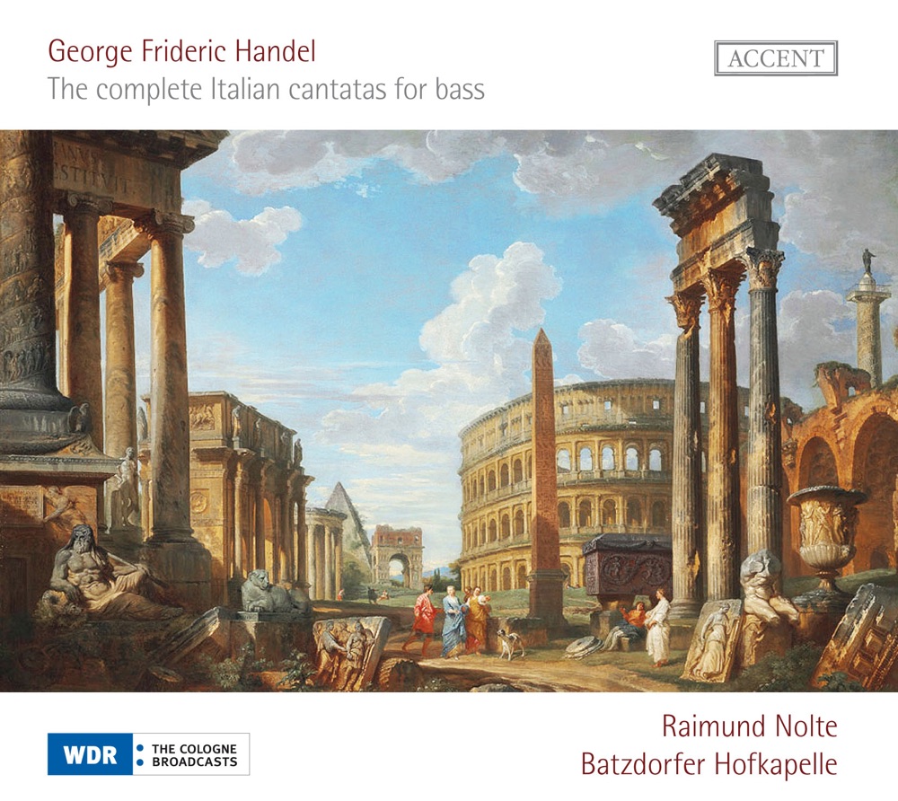 Обложка альбома «Handel: The Complete Italian Cantatas for Bass» — Batzdorfer Hofkapelle & Raimund Nolte