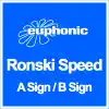 Ronski Speed - A Sign (feat. Ana Criado)