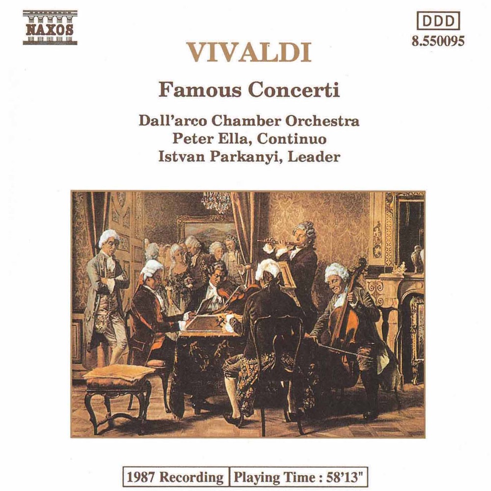 Обложка альбома «Vivaldi: Famous Concertos» — Gergely Sarkoezi, János Kemény & Andras Rudolf